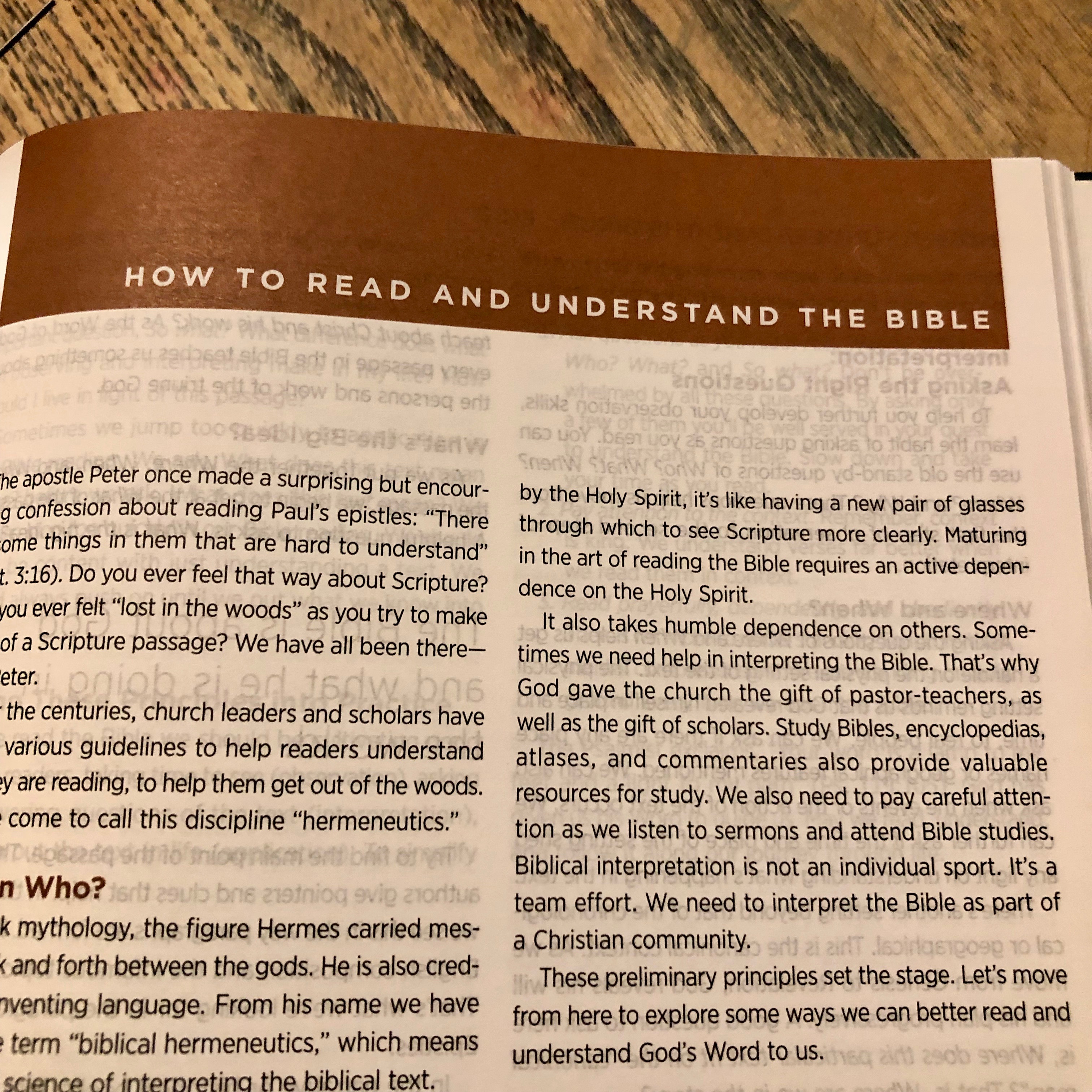 Article "How to Read the Bible" 