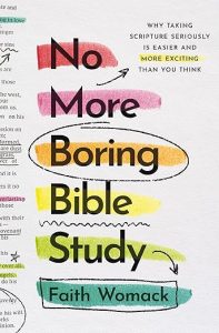Cover of No More Boring Bible Study book.